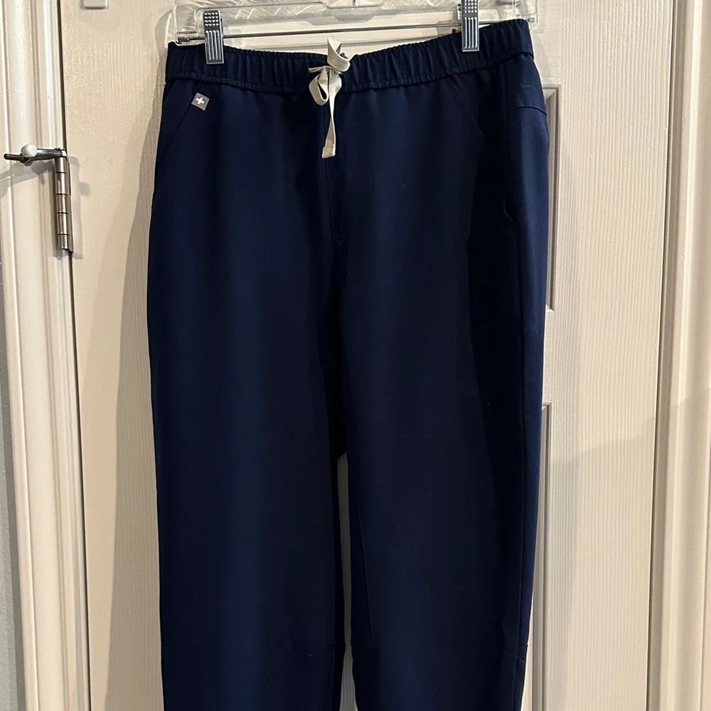FIGS Tansen Navy Jogger Scrub Pants Men’s Small Tall Slim Fit Comfy Antiwrinkle